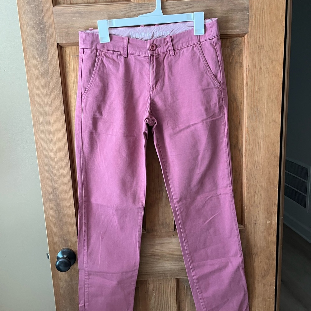 J. Crew Rose Straight Leg Khakis